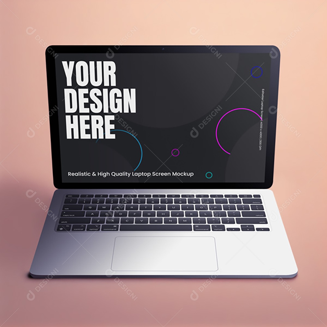 Mockup Notebook Laptop Macbook PSD Editável