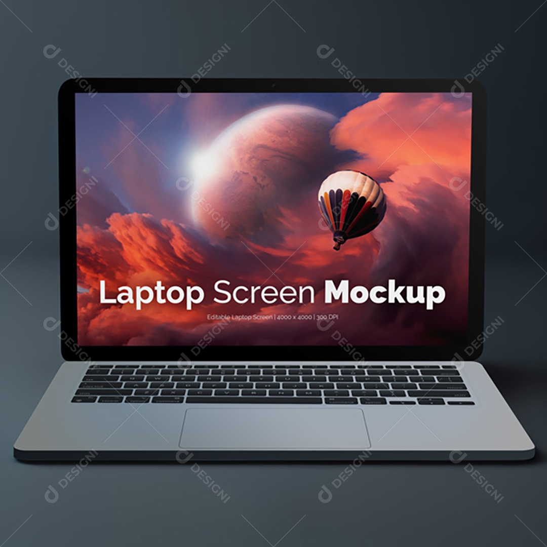 Mockup Notebook Laptop Macbook PSD Editável