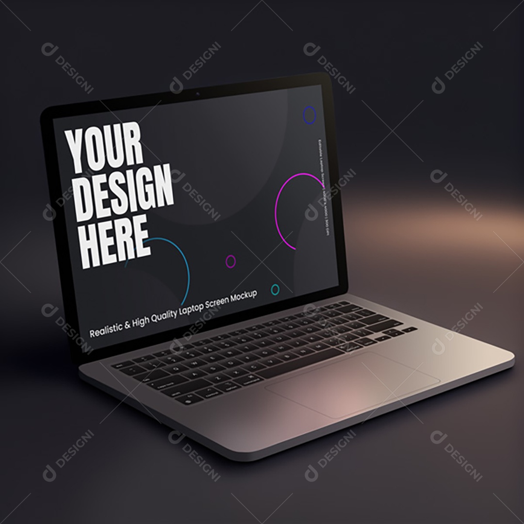 Mockup Notebook Laptop Macbook PSD Editável