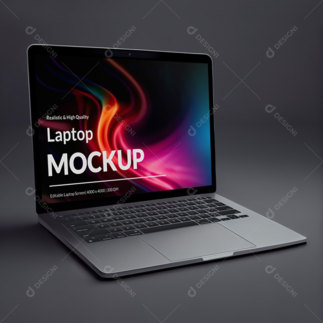Mockup Notebook Laptop Macbook PSD Editável