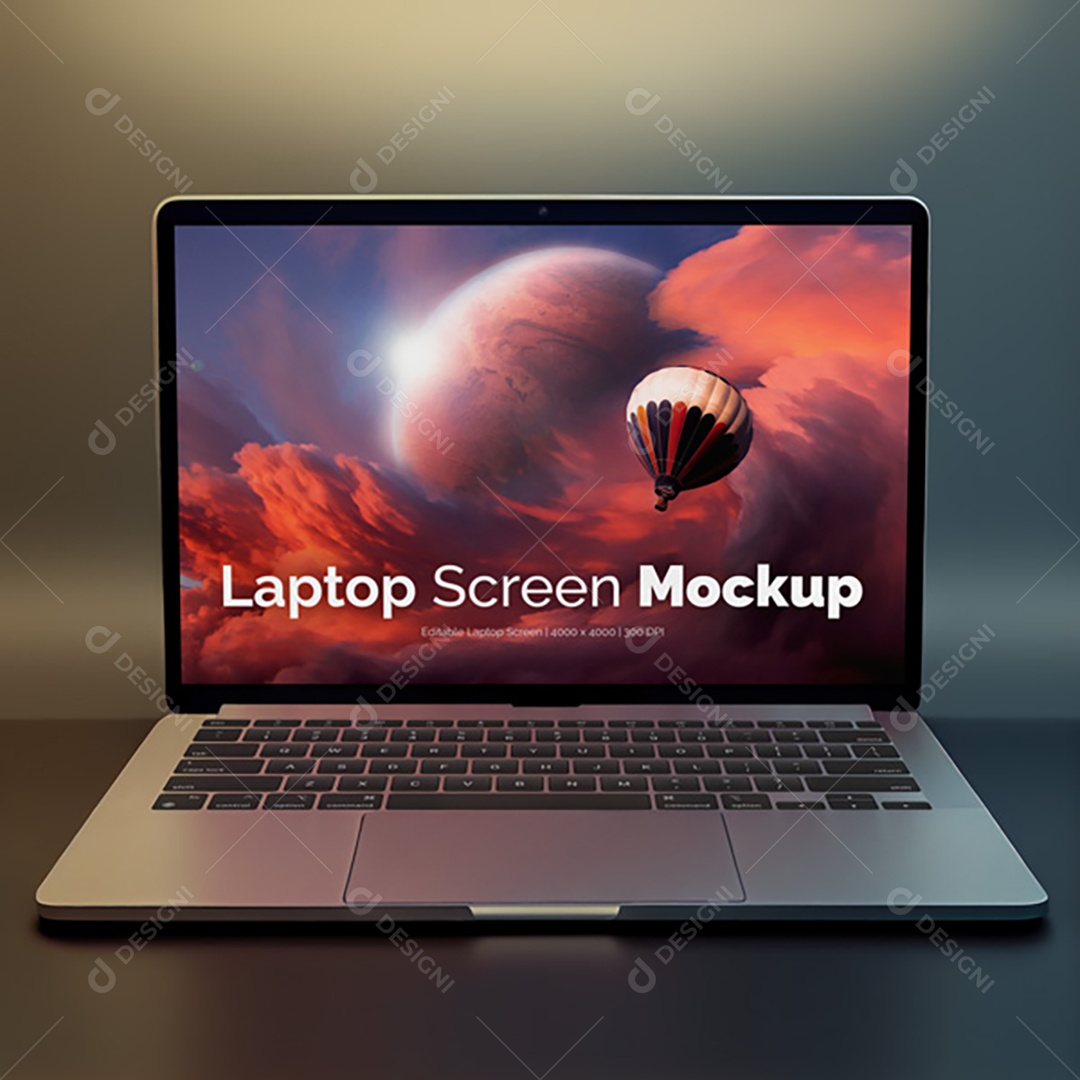 Mockup Notebook Laptop Macbook PSD Editável