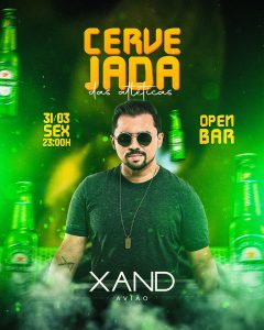 Cervejada Das Atléticas Xand Avião Social Media PSD Editável