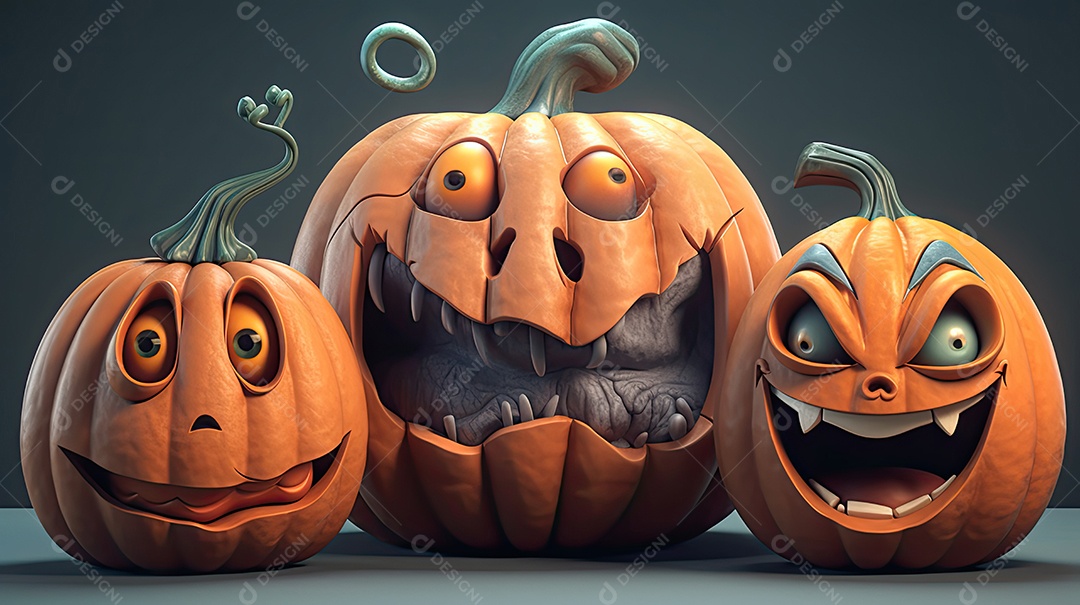 Cenário de Halloween.