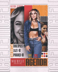 Flyer Agenda Semanal Artista Social Media PSD Editável