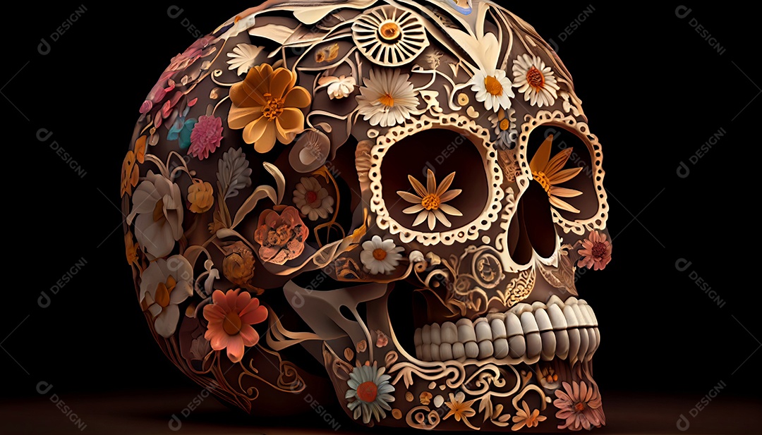 Dia dos Mortos, lembrando o falecido 1º de novembro.