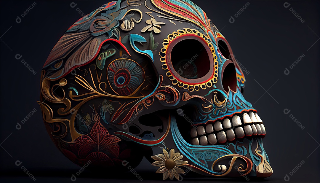 Dia dos Mortos, lembrando o falecido 1º de novembro.