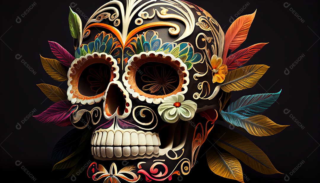 Dia dos Mortos, lembrando o falecido 1º de novembro.