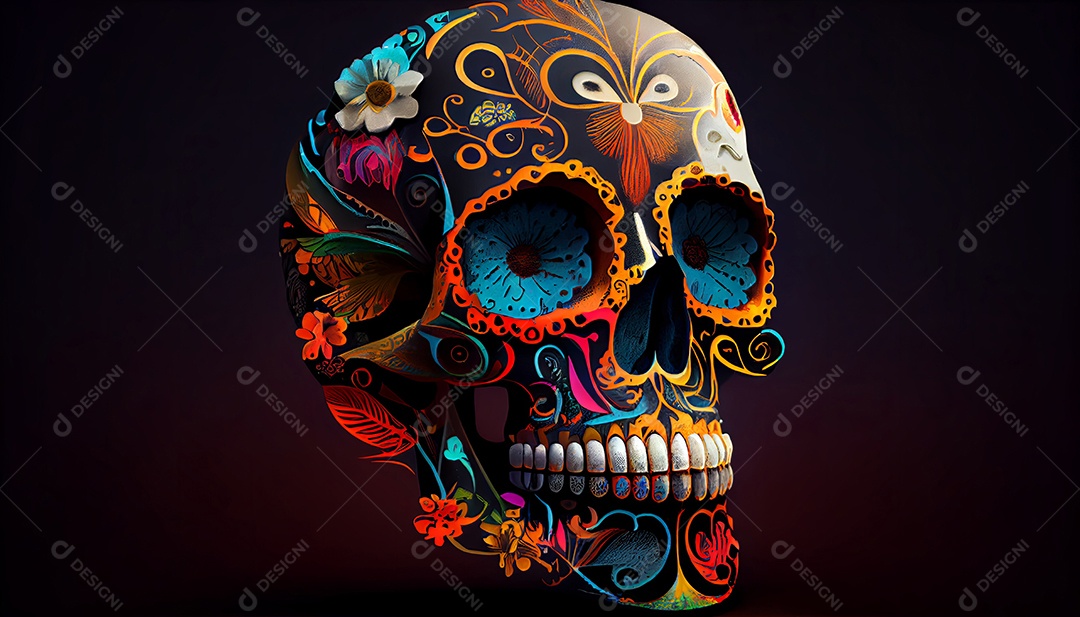 Dia dos Mortos, lembrando o falecido 1º de novembro.