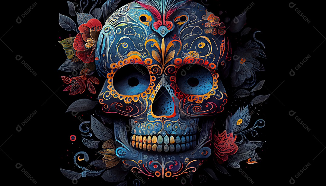 Dia dos Mortos, lembrando o falecido 1º de novembro.