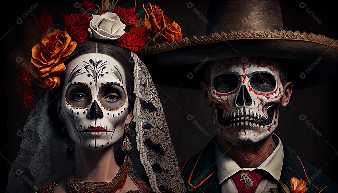 Dia dos Mortos, lembrando o falecido 1º de novembro.