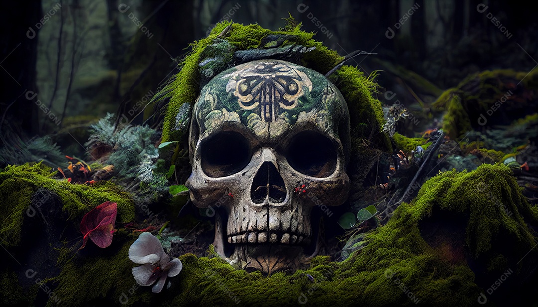 Dia dos Mortos, lembrando o falecido 1º de novembro.