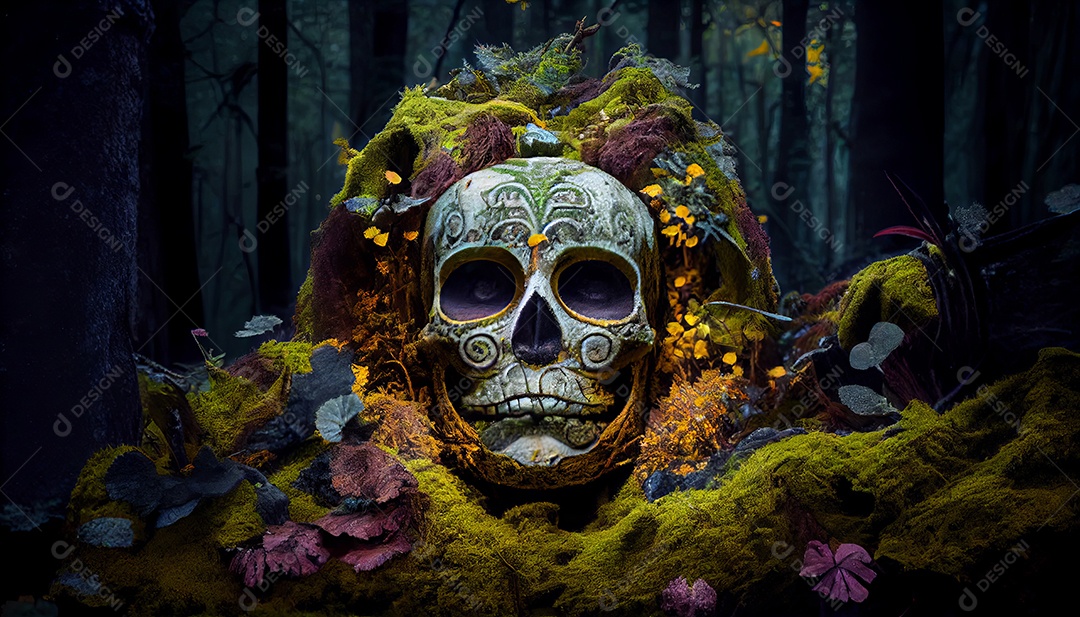 Dia dos Mortos, lembrando o falecido 1º de novembro.