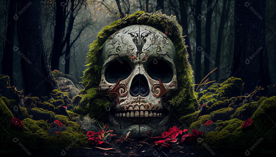 Dia dos Mortos, lembrando o falecido 1º de novembro.