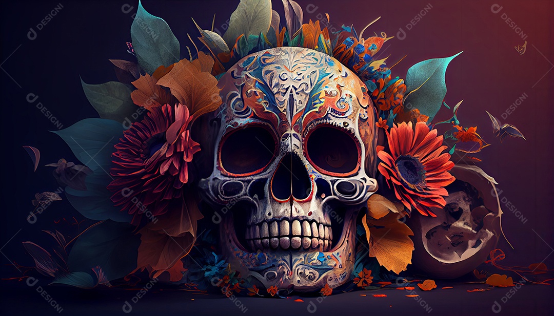 Dia dos Mortos, lembrando o falecido 1º de novembro.