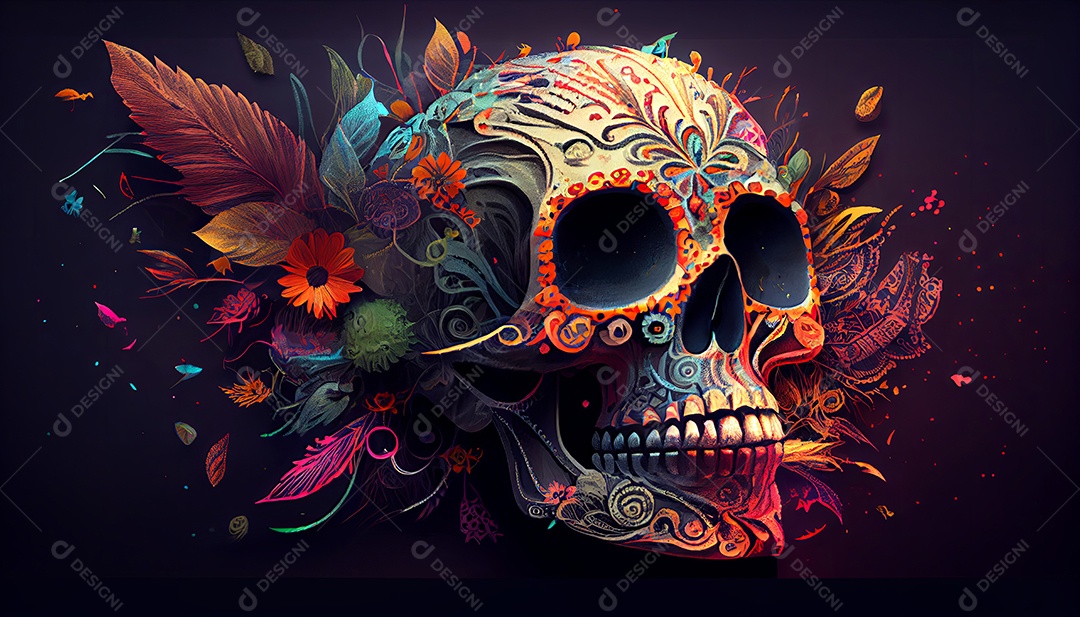 Dia dos Mortos, lembrando o falecido 1º de novembro.