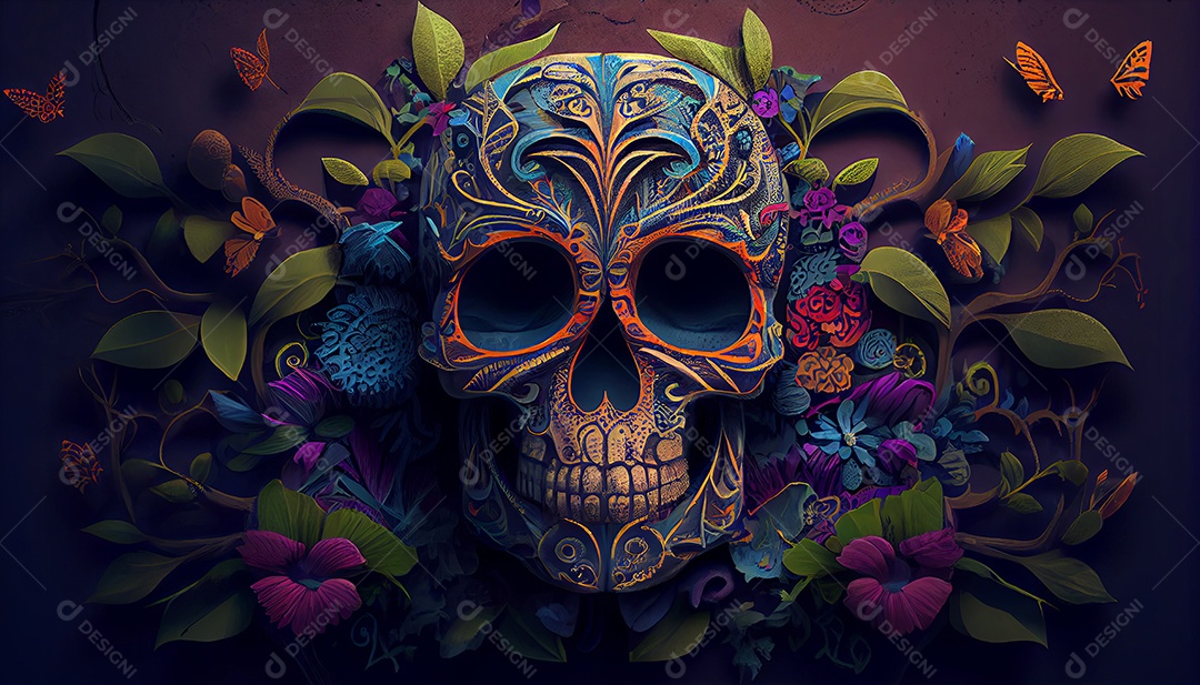 Dia dos Mortos, lembrando o falecido 1º de novembro.