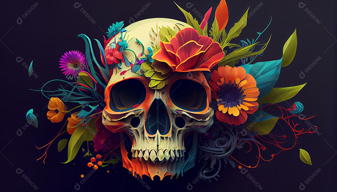 Dia dos Mortos, lembrando o falecido 1º de novembro.