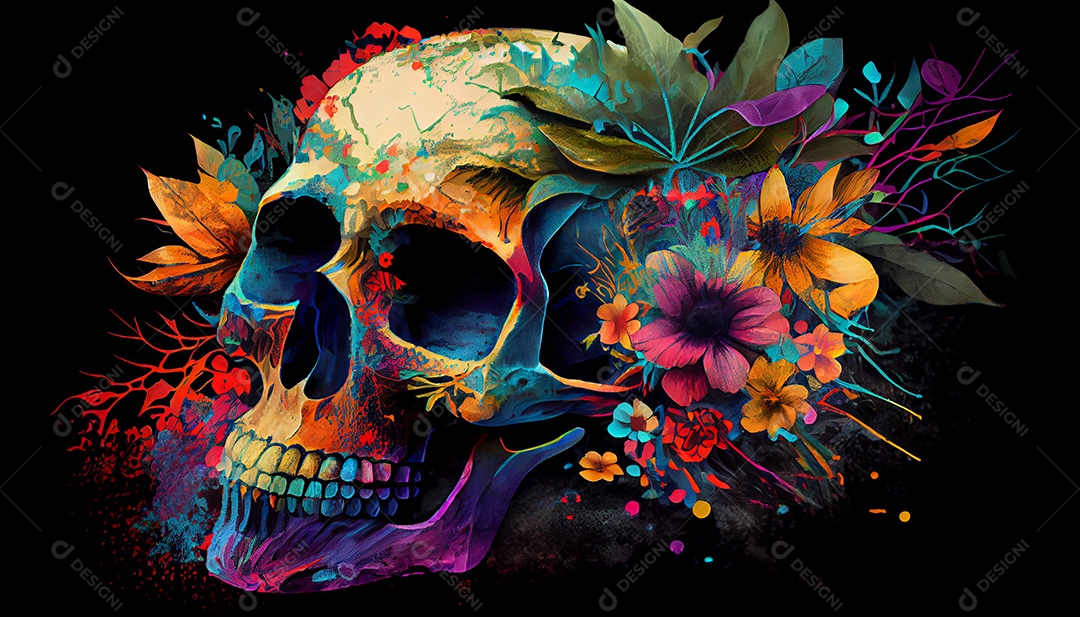 Dia dos Mortos, lembrando o falecido 1º de novembro.