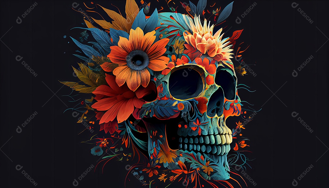 Dia dos Mortos, lembrando o falecido 1º de novembro.