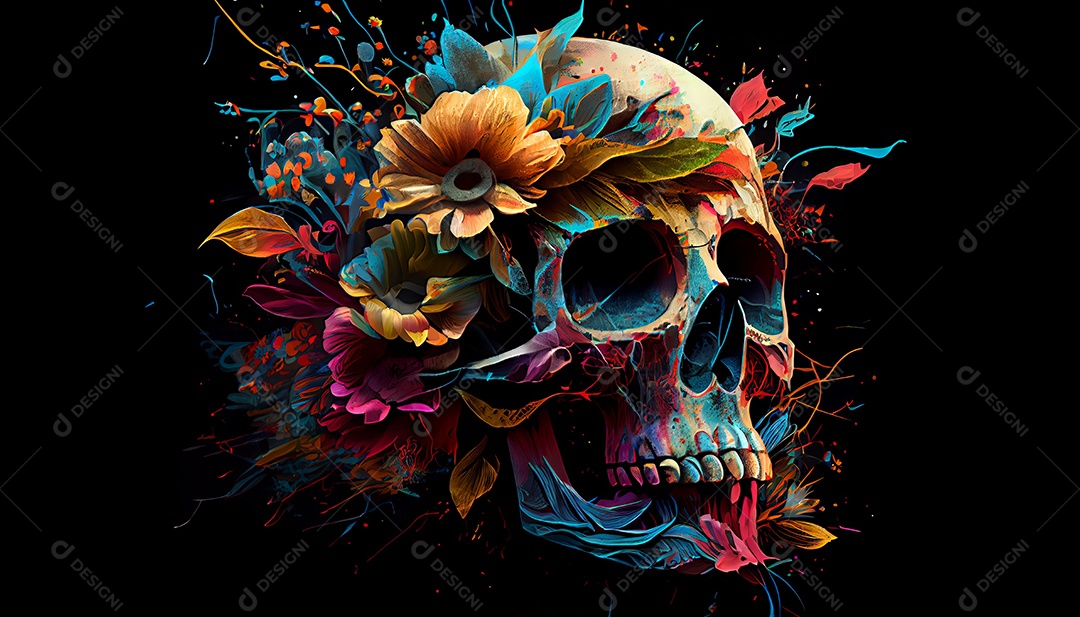 Dia dos Mortos, lembrando o falecido 1º de novembro.