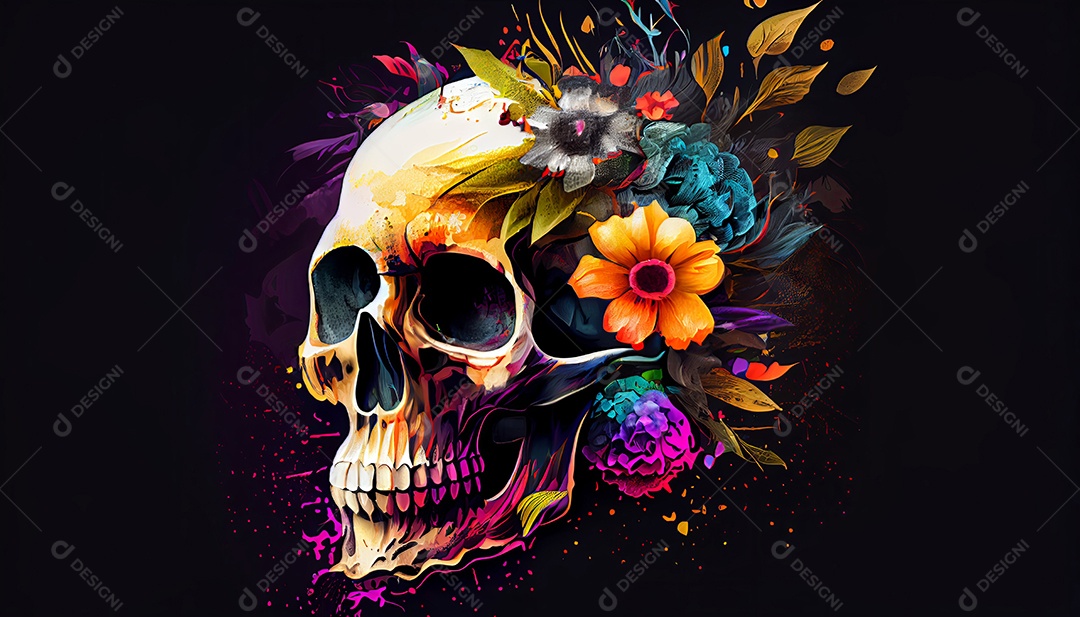 Dia dos Mortos, lembrando o falecido 1º de novembro.