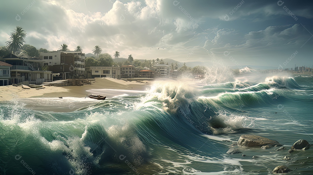 Dia Mundial da Conscientização sobre Tsunamis 5 de novembro.