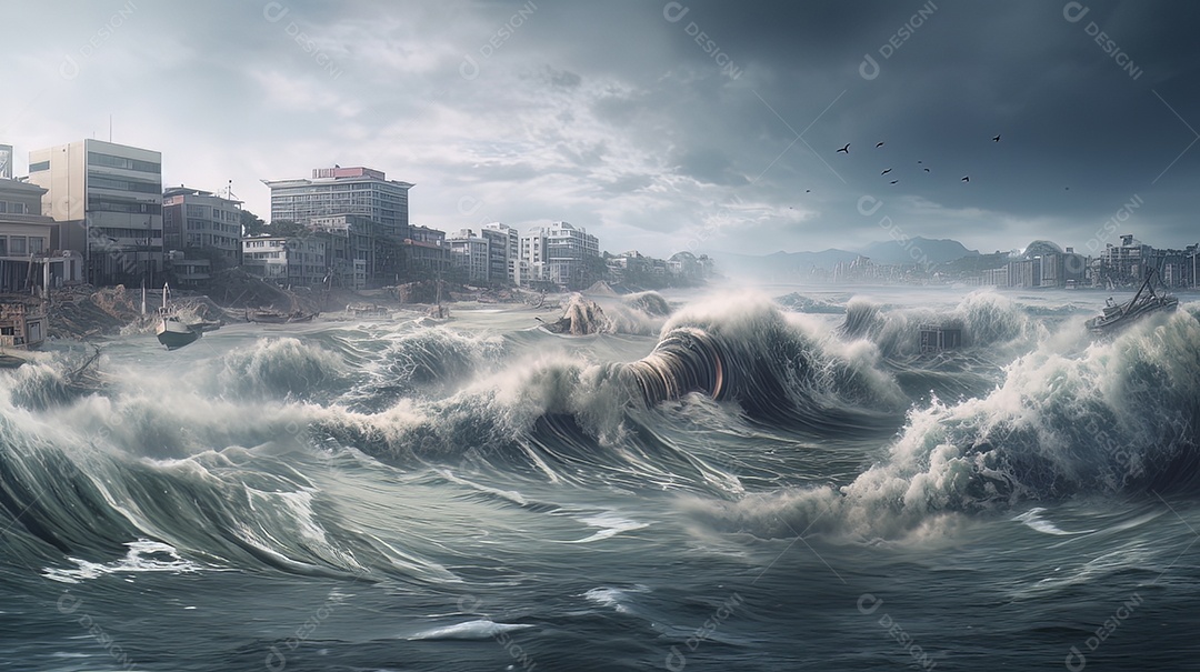 Dia Mundial da Conscientização sobre Tsunamis 5 de novembro.