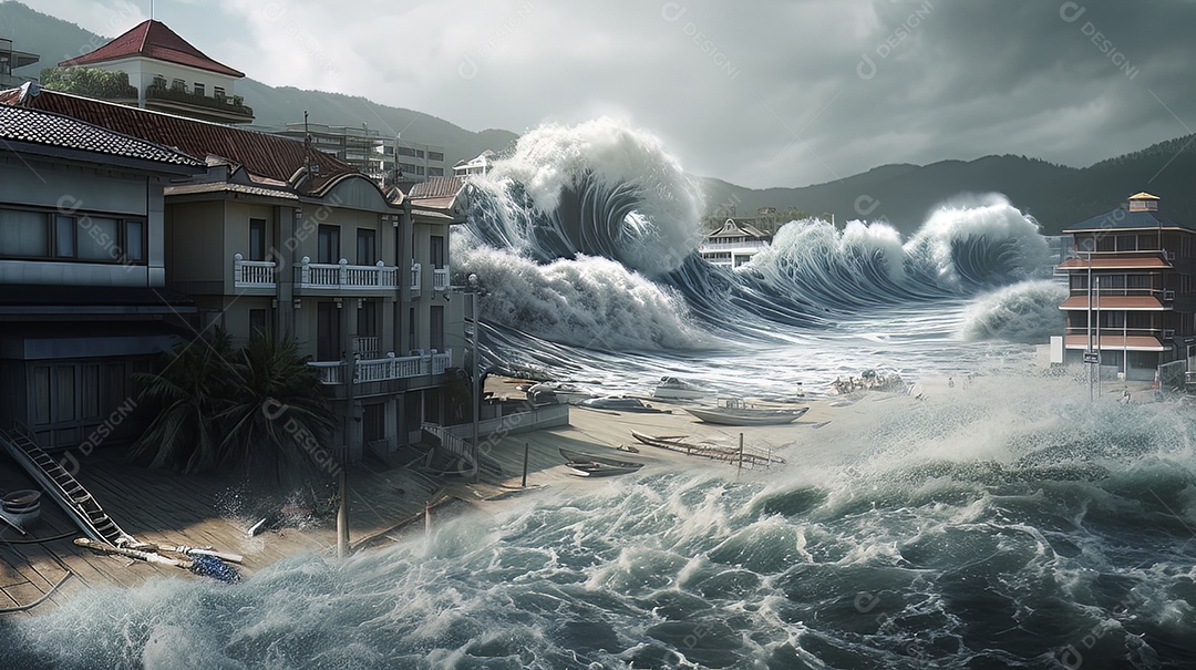 Dia Mundial da Conscientização sobre Tsunamis 5 de novembro.