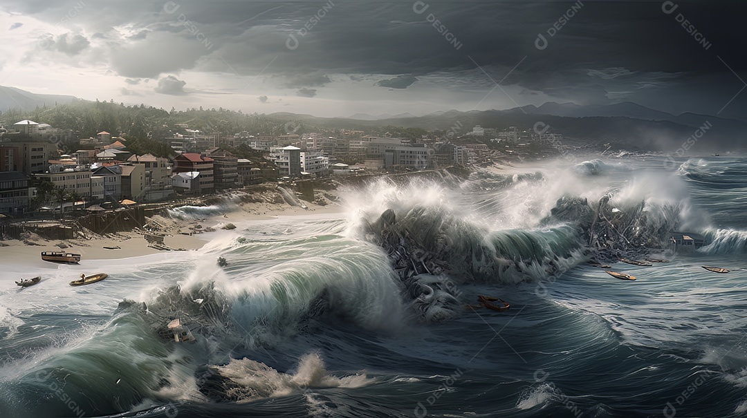 Dia Mundial da Conscientização sobre Tsunamis 5 de novembro.