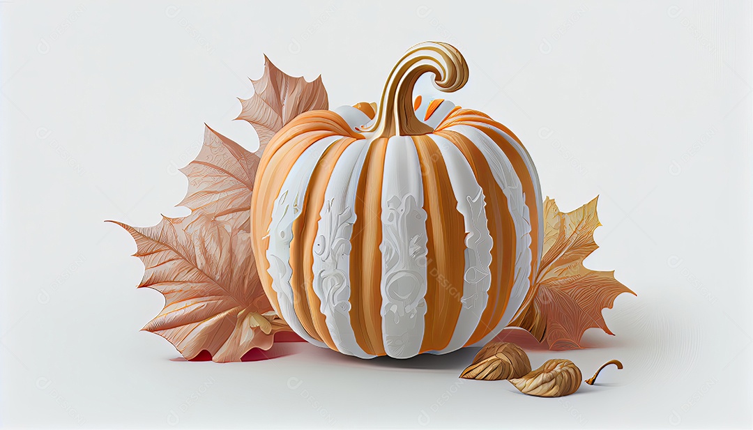 Abóbora Dia de Ação de Graças e Festa da Colheita 23 de novembro.