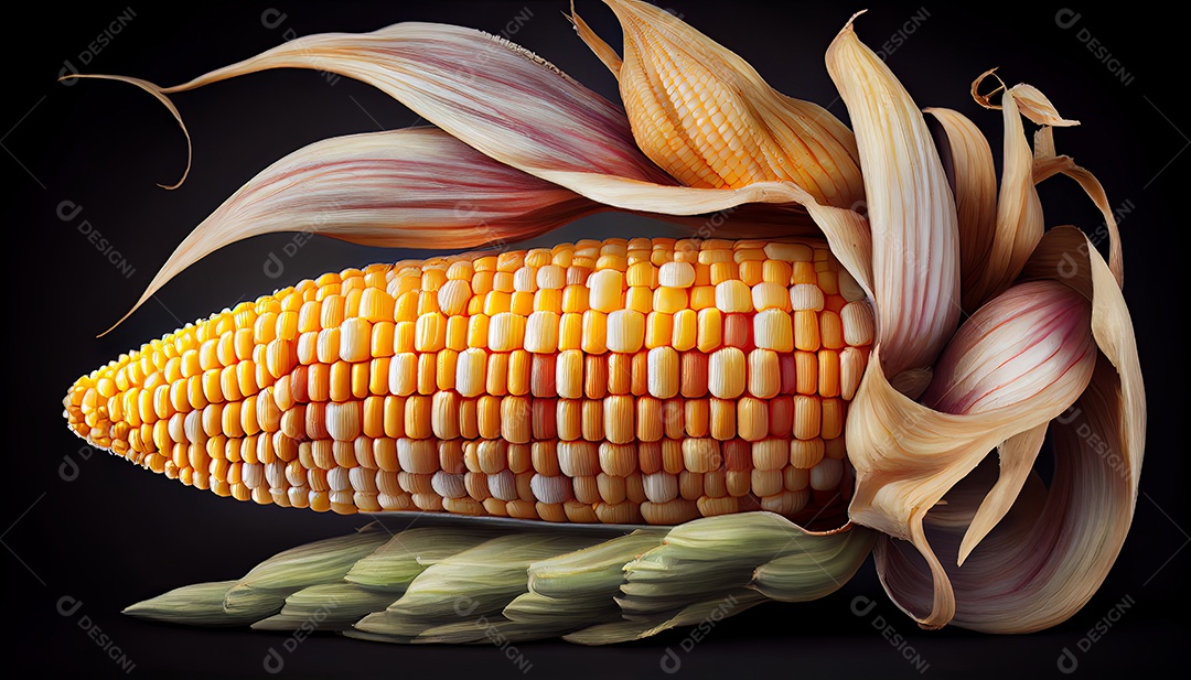 Milho doce Dia de Ação de Graças e Festa da Colheita 23 de novembro.