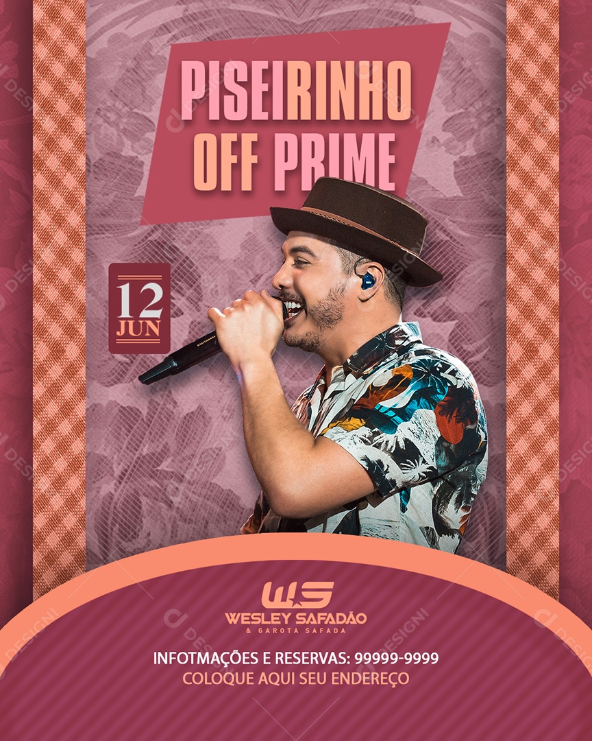 Flyer Piseirinho Off Prime Social Media PSD Editável