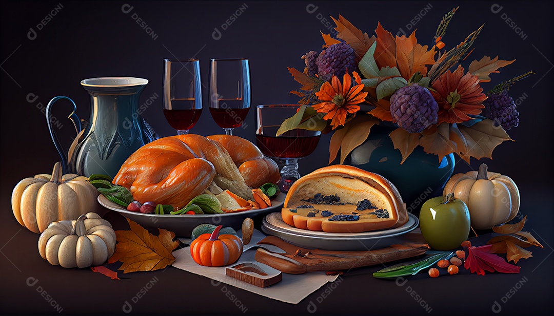 Dia de Ação de Graças e Festa da Colheita 23 de novembro.