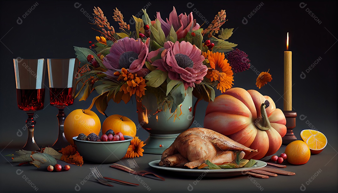 Dia de Ação de Graças e Festa da Colheita 23 de novembro.