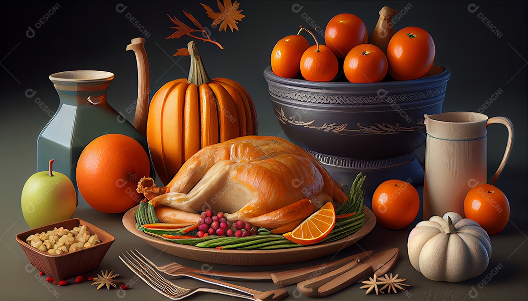 Dia de Ação de Graças e Festa da Colheita 23 de novembro.