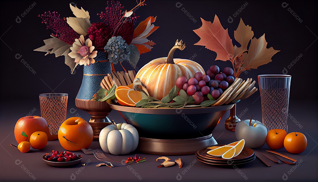 Dia de Ação de Graças e Festa da Colheita 23 de novembro.