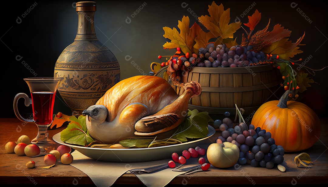 Dia de Ação de Graças e Festa da Colheita 23 de novembro.