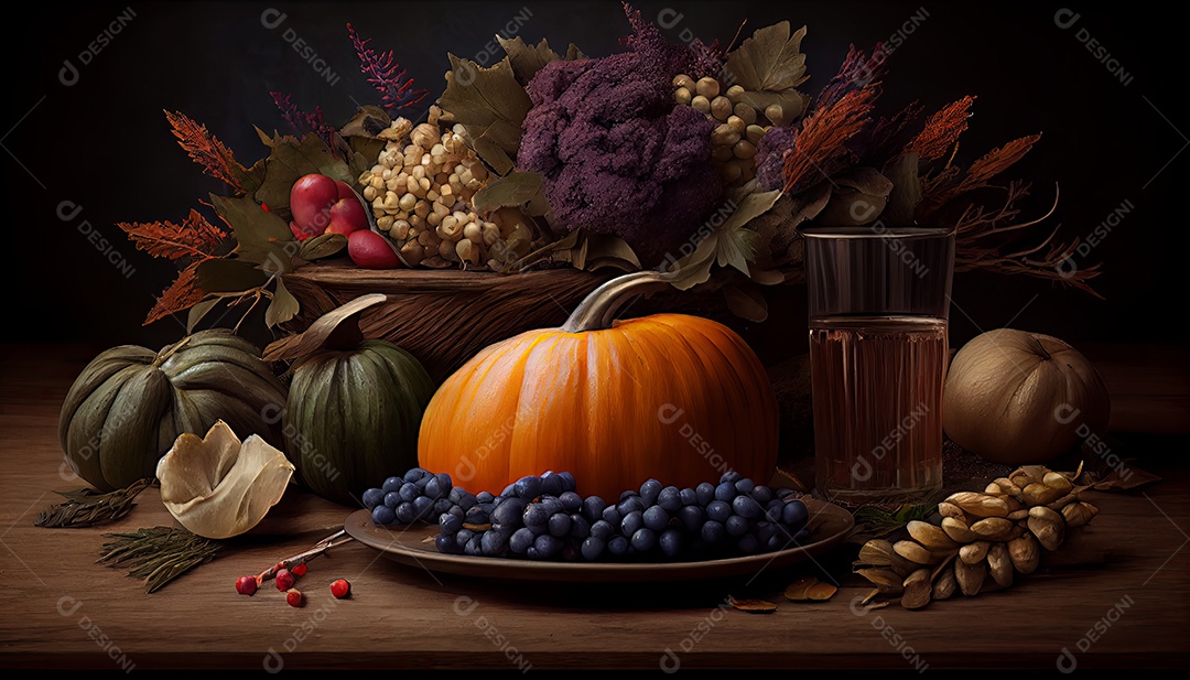 Dia de Ação de Graças e Festa da Colheita 23 de novembro.