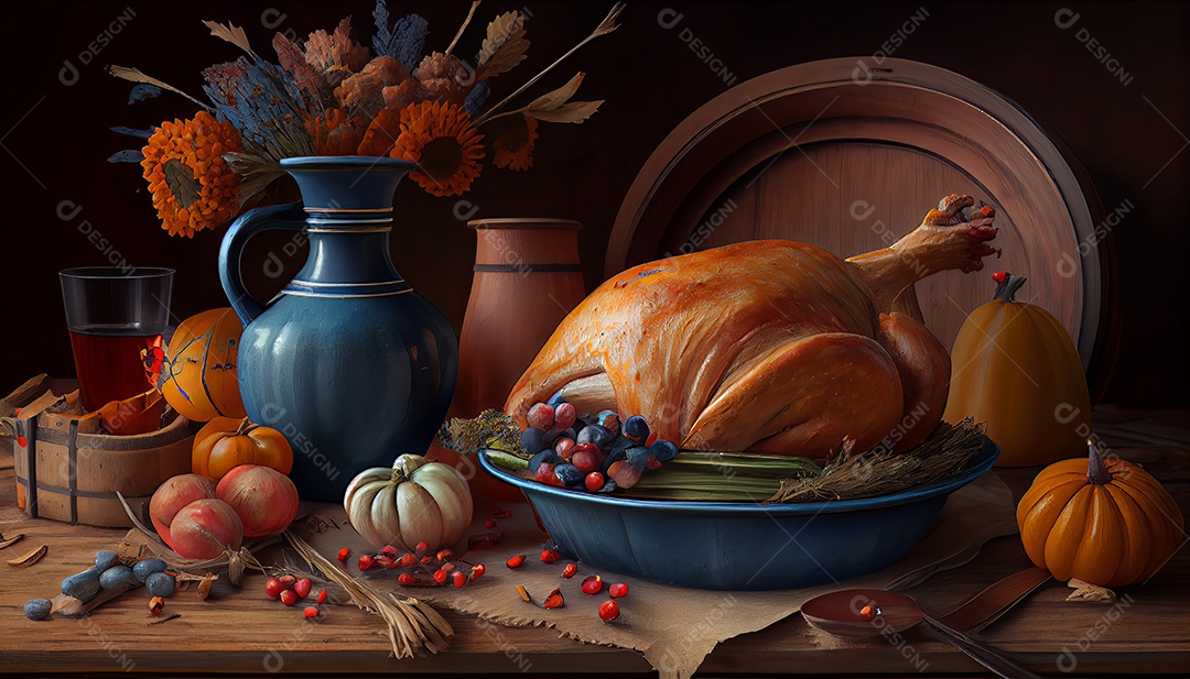 Dia de Ação de Graças e Festa da Colheita 23 de novembro.