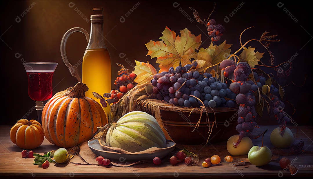 Dia de Ação de Graças e Festa da Colheita 23 de novembro.