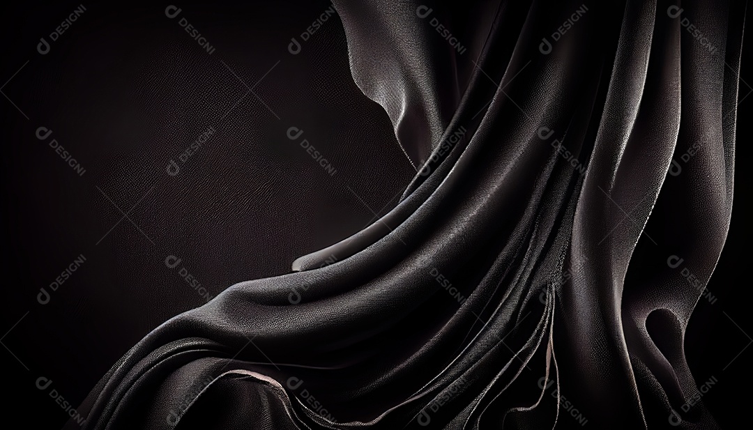 Fundo de tecido de luxo preto Black Friday, a maior campanha de vendas 24 de novembro.