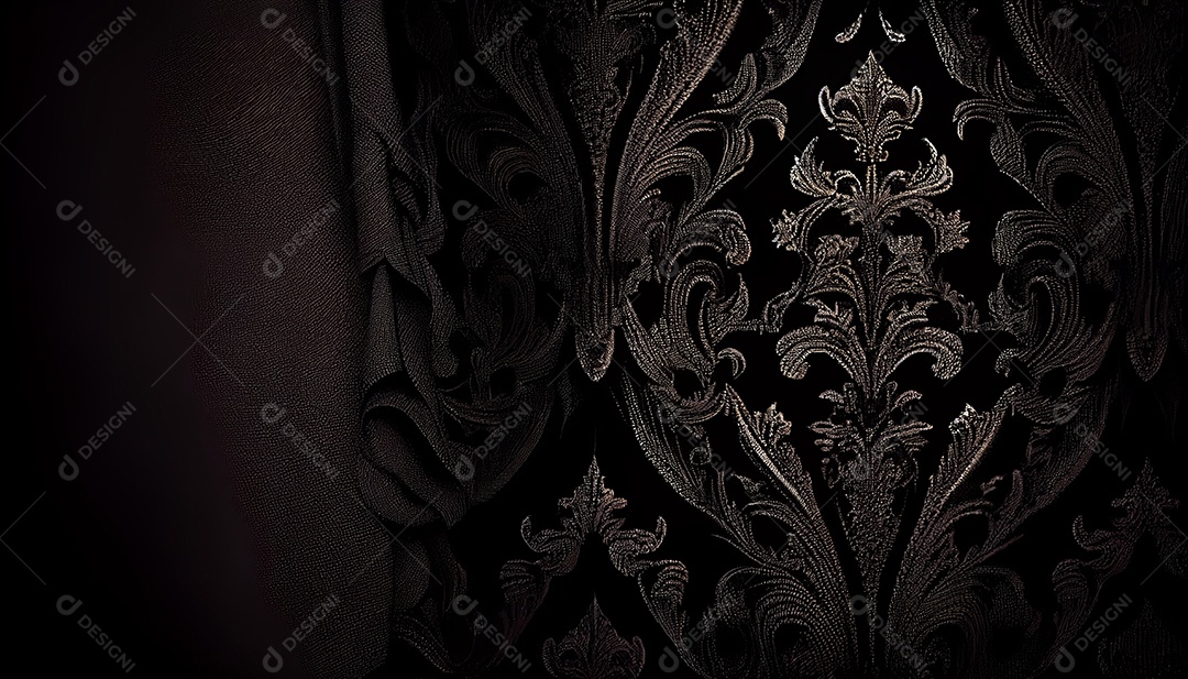 Fundo de tecido de luxo preto Black Friday, a maior campanha de vendas 24 de novembro.