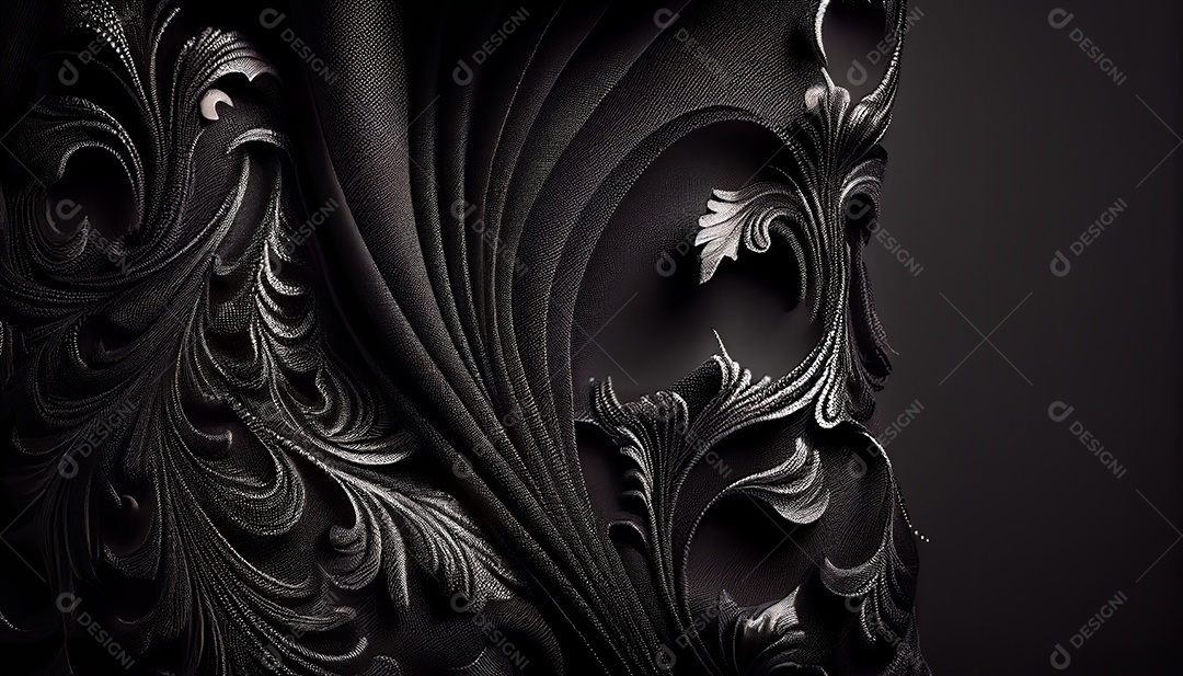 Fundo de tecido de luxo preto Black Friday, a maior campanha de vendas 24 de novembro.