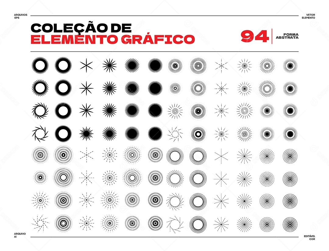 Ilustração De Elemento Gráfico EPS Editável