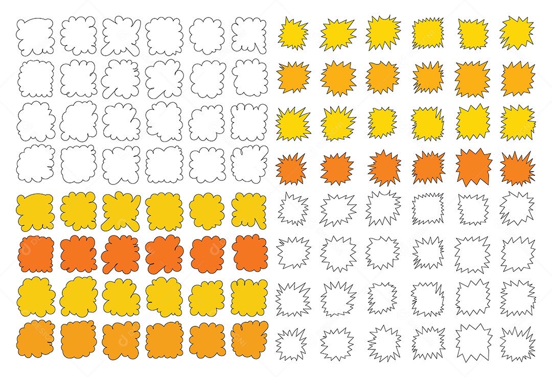 Modelo De Balões De Mensagem EPS Editável