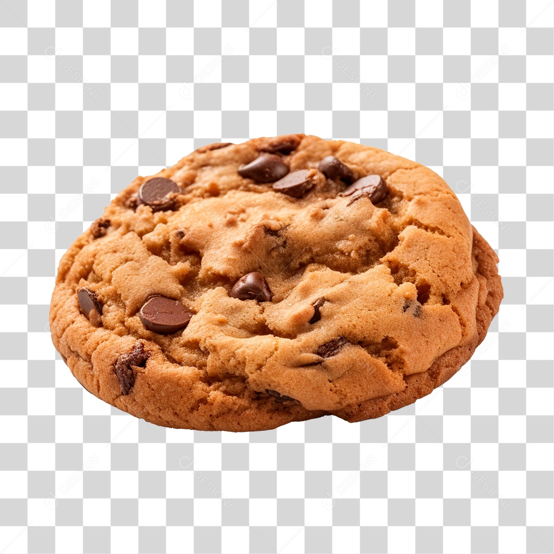Cookies Com Gotas De Chocolate PNG Transparente
