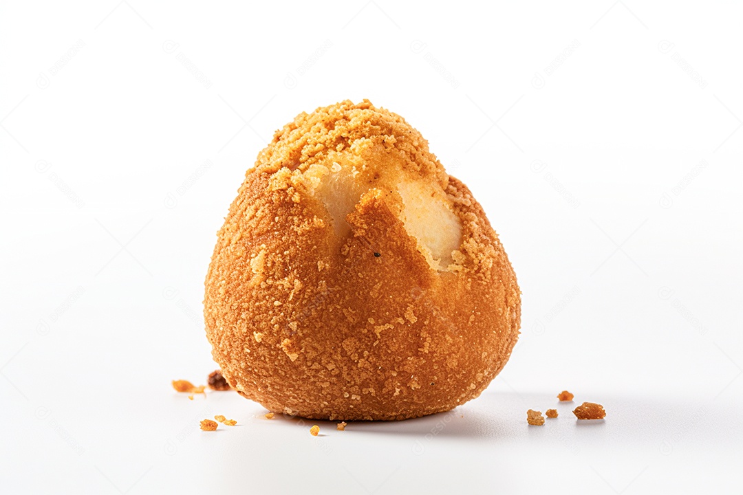 Coxinhas sobre fundo isolado branco