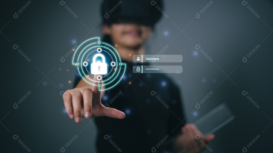 Conceitos de cibersegurança e privacidade para proteger os dados.