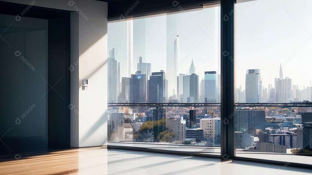 Interior de uma casa bonita e decorada.
