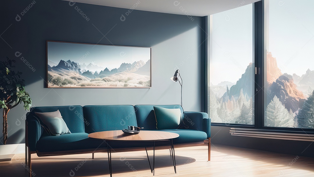 Casa decorada apartamento.